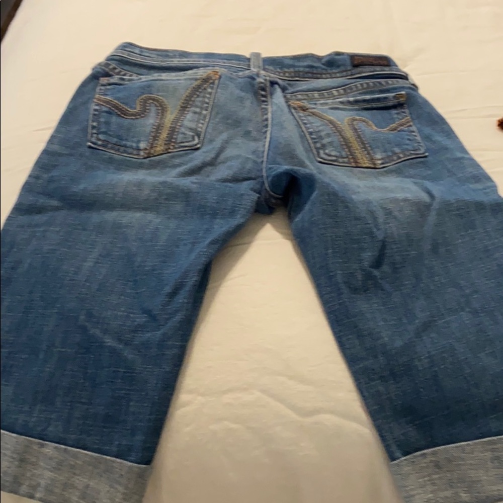 Denim shorts